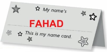 ...my name is